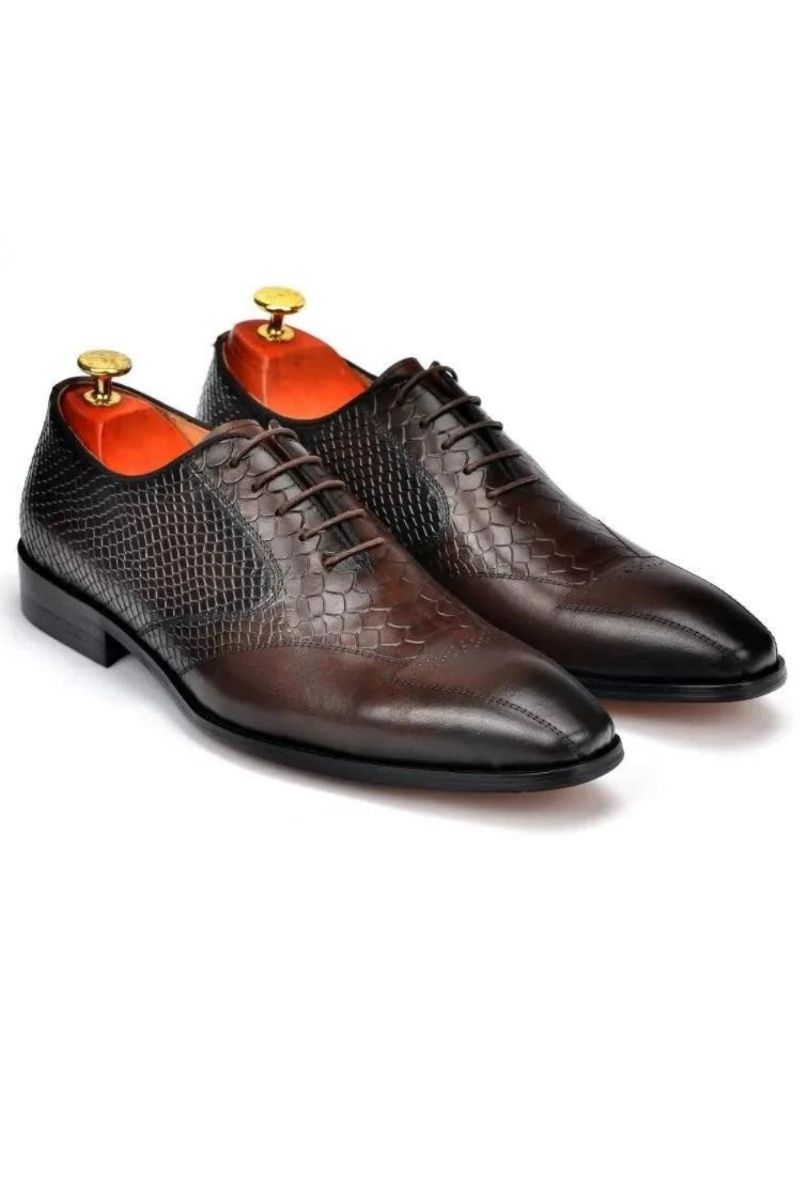 Oxford Herenkleding Schoenen Bruiloft Beste Man Schoen Echt Leer Kantoor Formele Designer Voor Heren