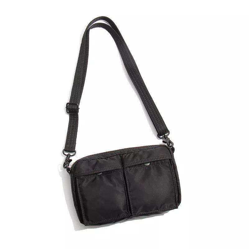 Crossbodytas Casual Nylon Heren Schoudertas Waterdichte Messenger Bag Mini Tas Designer Tas - Zwart