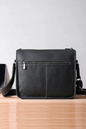 Heren Messenger Bags Van Echt Leer Zakelijke Crossbodytassen Leren Tassen