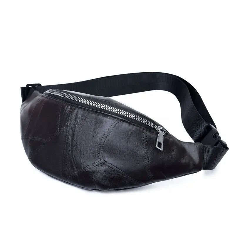 Leren Damestasje Sac Fanny Pack Sac Femme Packs Heuptasje Borsttas - Blauw