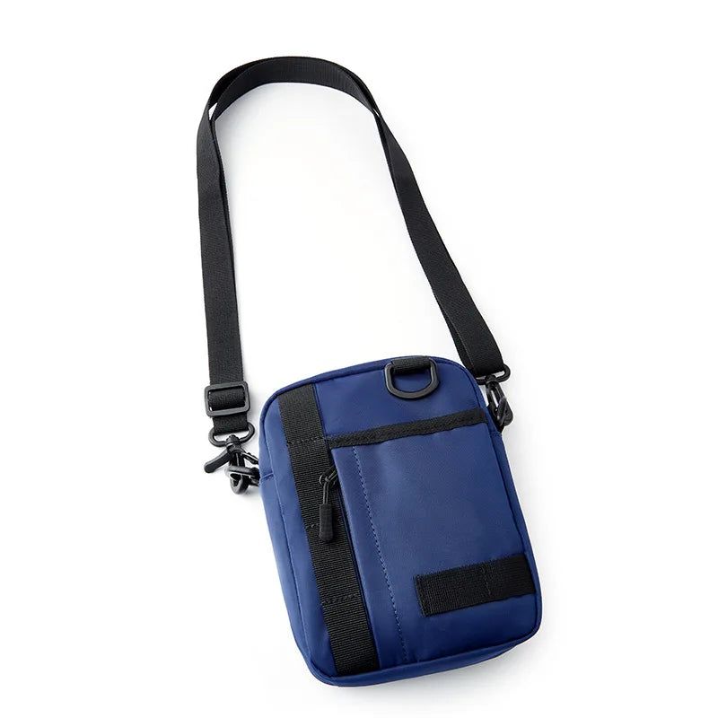 Mannen Tas Een Schouder Mini Handtas Oxford Doek Kleine Lichte Heren Messenger Bag - Blauw