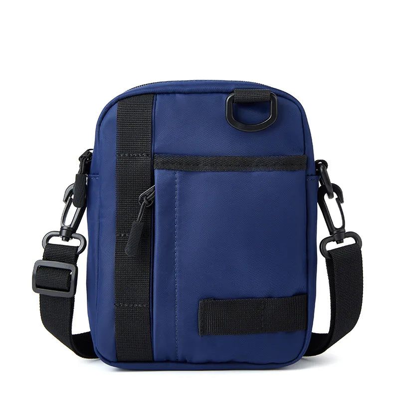 Mannen Tas Een Schouder Mini Handtas Oxford Doek Kleine Lichte Heren Messenger Bag - Blauw