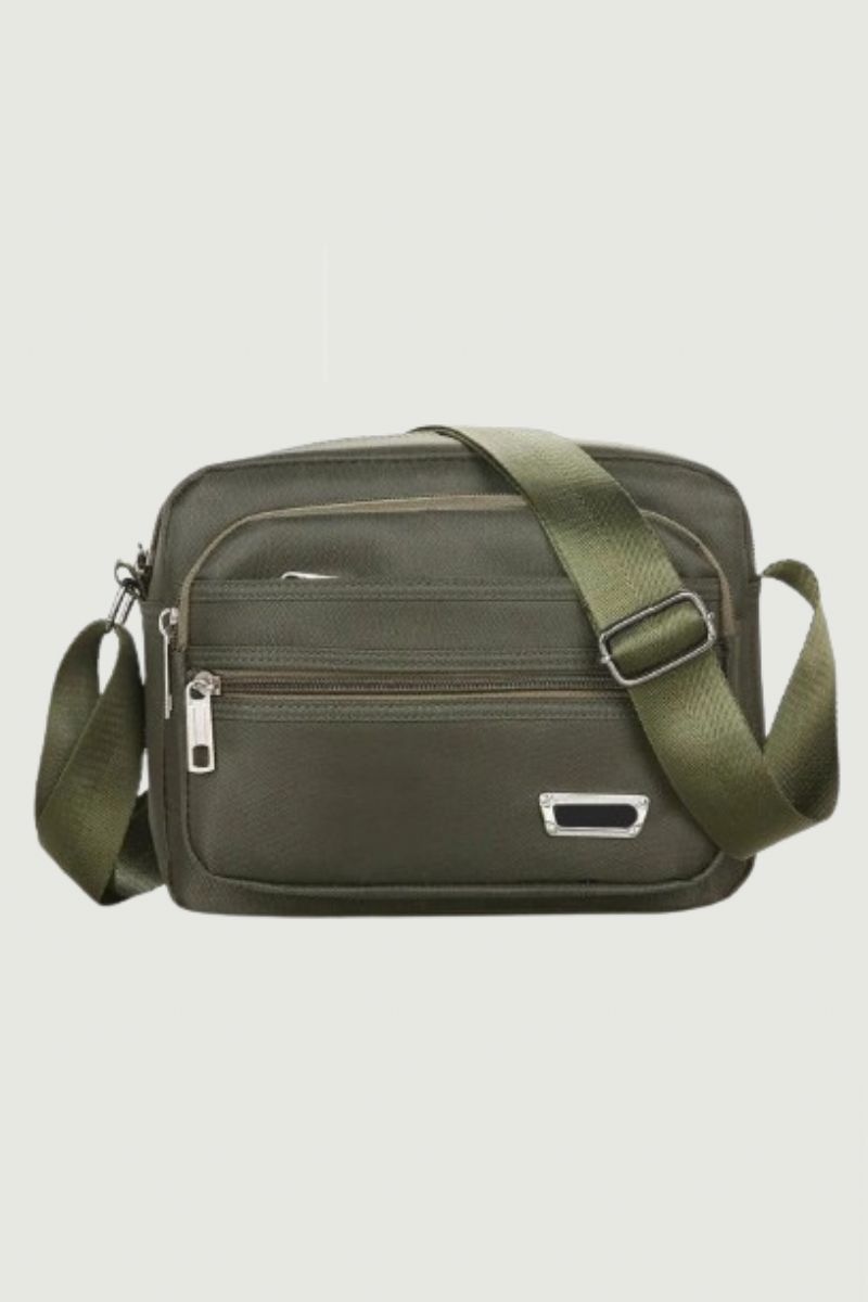 Messenger Bag Voor Heren Mini Zakelijke Schoudertassen Casual Cross Body Bags Multilayer