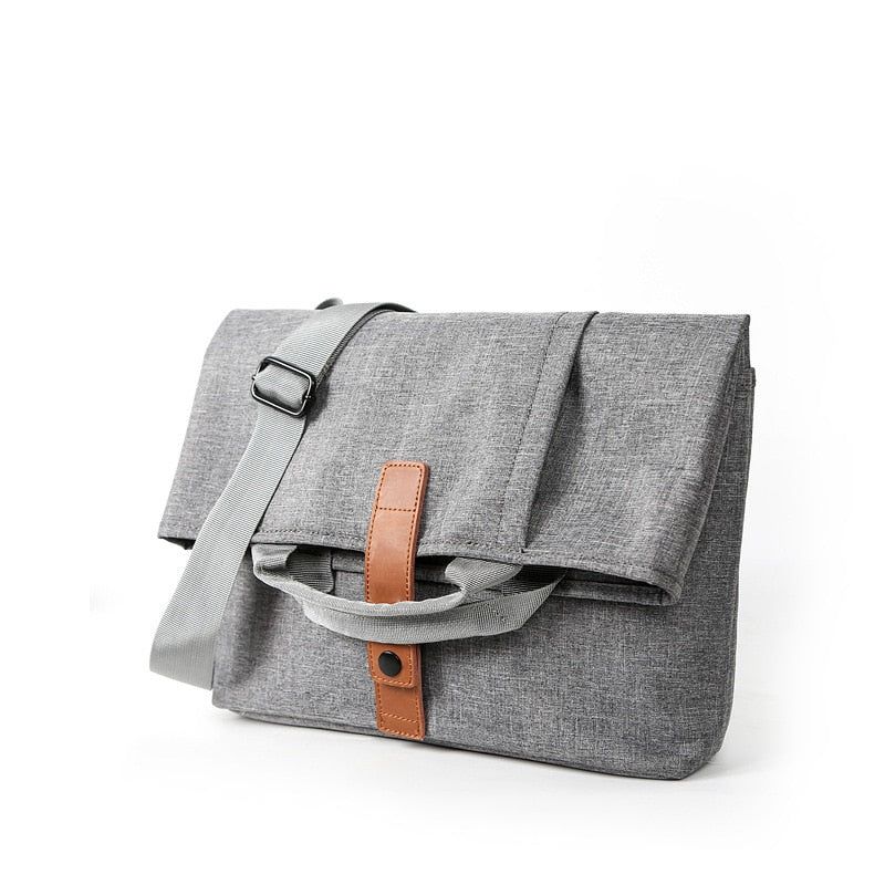 Schoudertassen Voor Heren Canvas Messenger Bags Vintage Waterdichte Tassen - Zwart