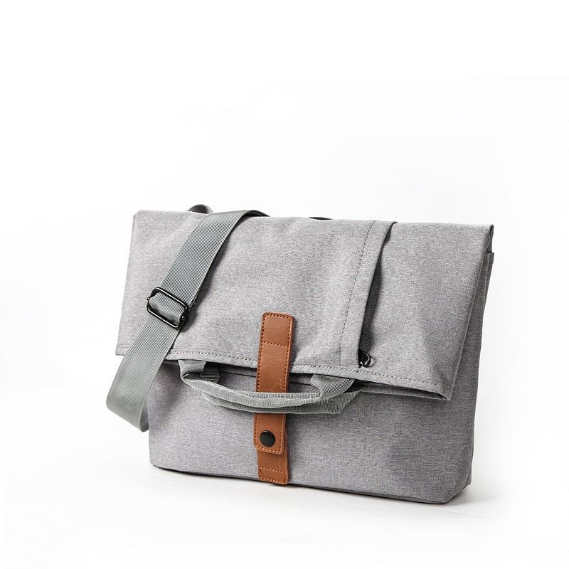 Schoudertassen Voor Heren Canvas Messenger Bags Vintage Waterdichte Tassen - Zwart