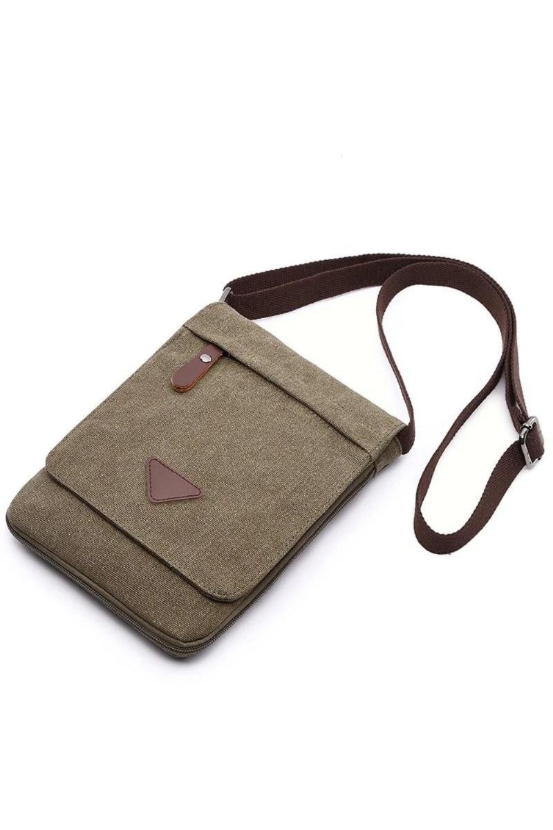 Stevige Messenger Crossbody-tassen Van Sterke Stof In Vintage-stijl