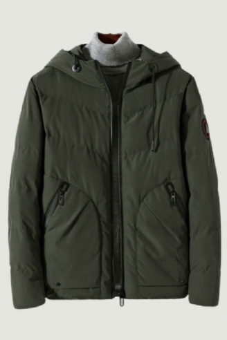 Parka's Winterjas Heren Winterparka's Jas Mannelijke Windjack Met Capuchon Dikke Warme Losse