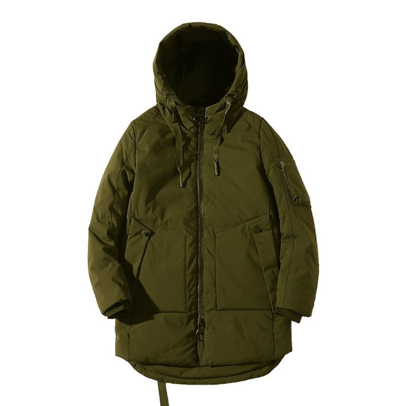 Winterjas Heren Katoenen Herenparka Winterjassen En Jassen - 364 Zwart