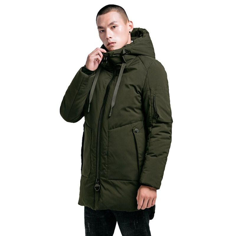 Winterjas Heren Katoenen Herenparka Winterjassen En Jassen - 364 Zwart