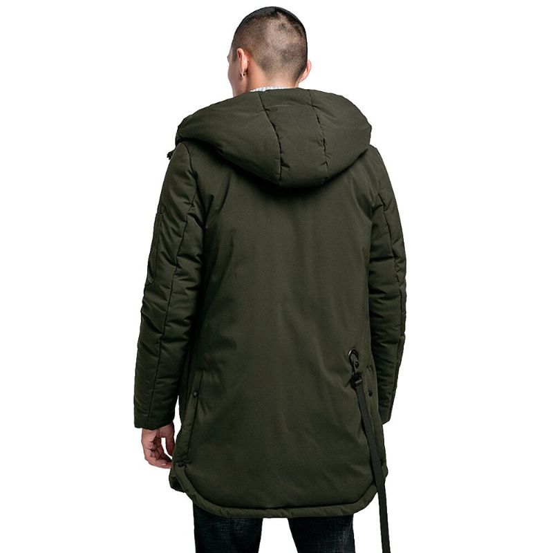 Winterjas Heren Katoenen Herenparka Winterjassen En Jassen - 364 Zwart