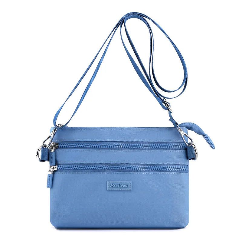 Dames Mini-schoudertassen Kleine Crossbody Messenger Bag Designer Pocket Meerlaagse Kaarthouder - Zwart