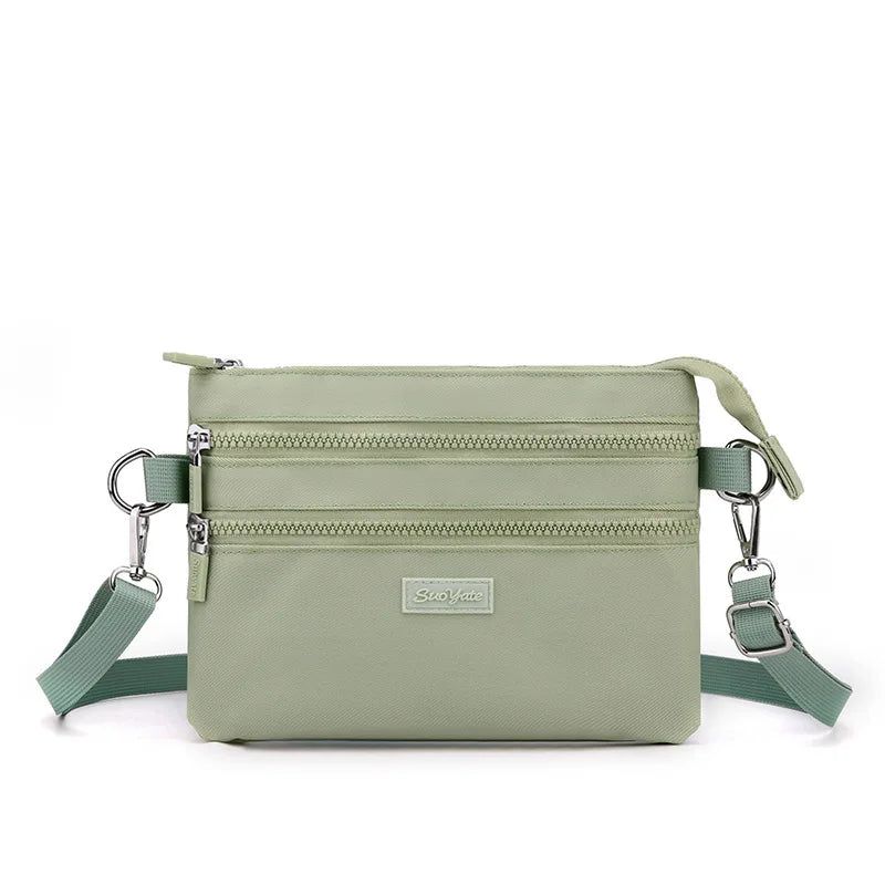 Dames Mini-schoudertassen Kleine Crossbody Messenger Bag Designer Pocket Meerlaagse Kaarthouder - Zwart