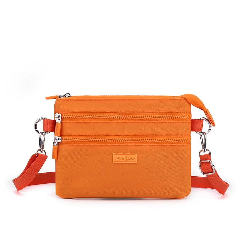 Dames Mini-schoudertassen Kleine Crossbody Messenger Bag Designer Pocket Meerlaagse Kaarthouder - Zwart