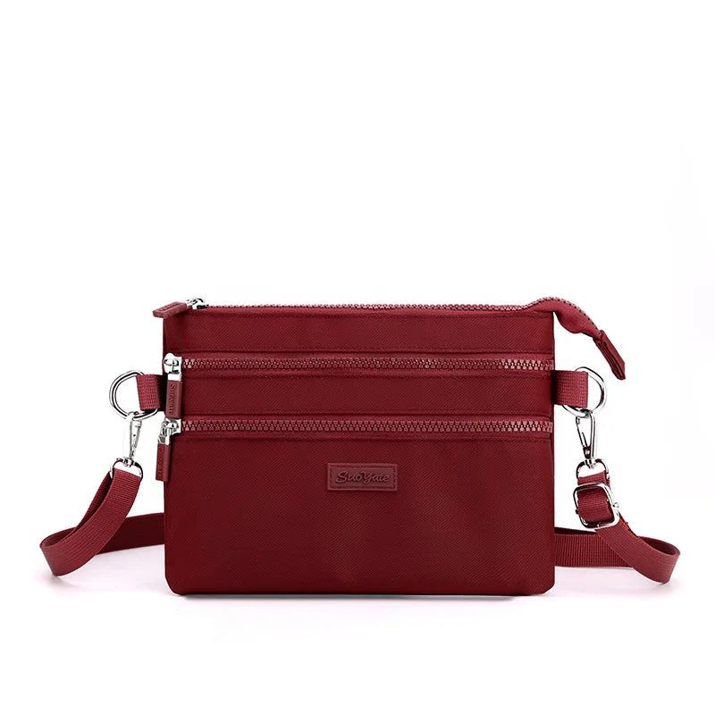 Dames Mini-schoudertassen Kleine Crossbody Messenger Bag Designer Pocket Meerlaagse Kaarthouder - Zwart