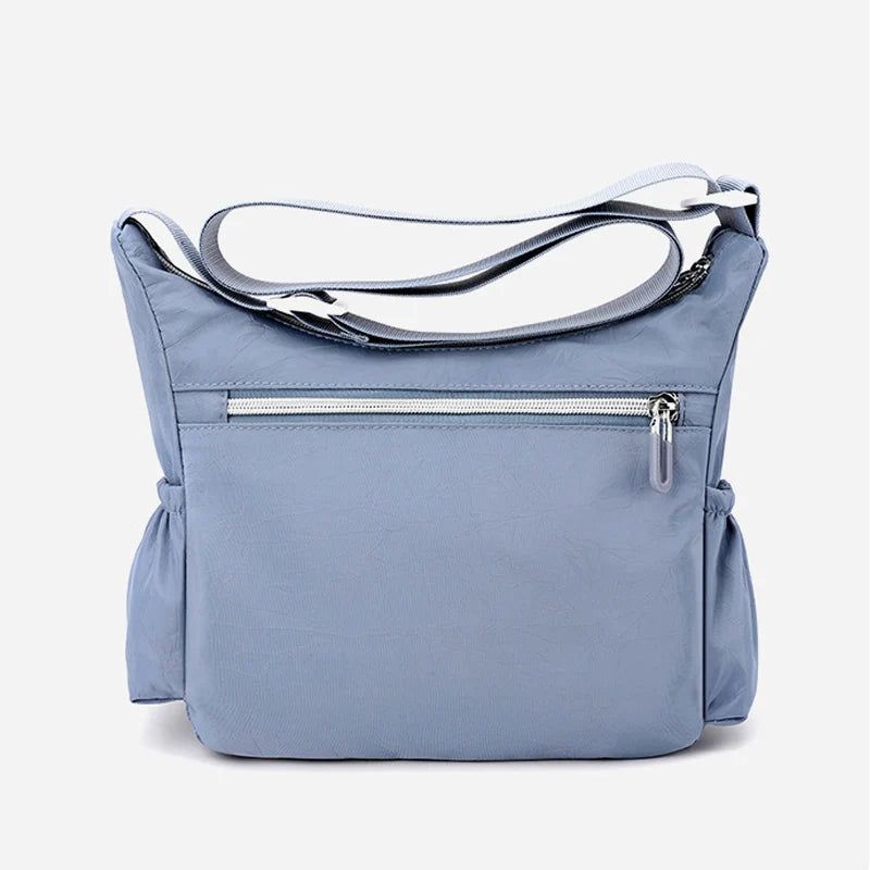 Schoudertassen Voor Dames Messenger Bags Eenvoudige Waterdichte Crossbody Met Meerdere Zakken - Zwart