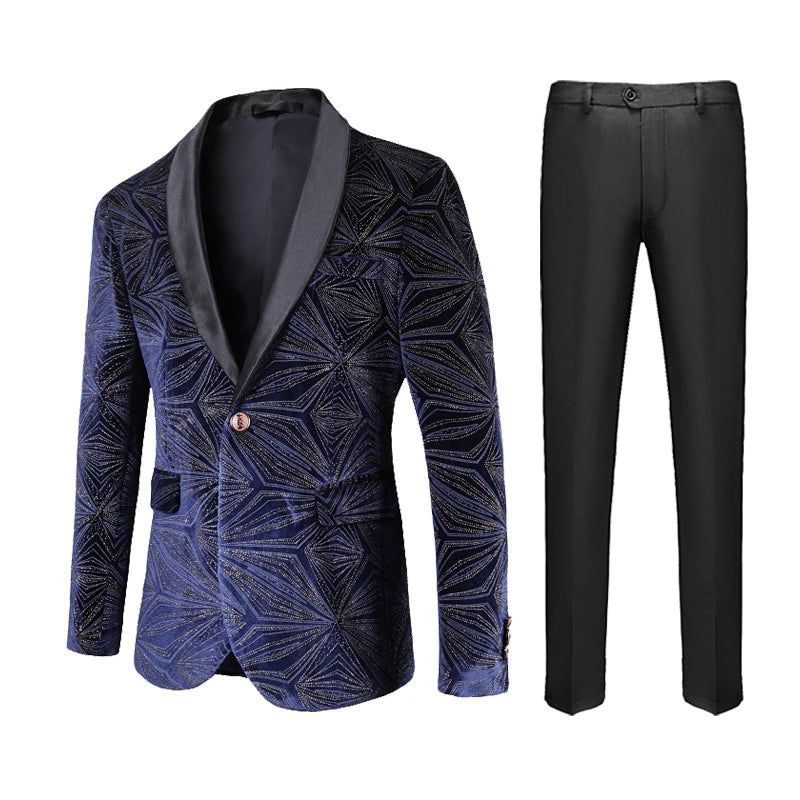 Handsome Trend Europa En De Verenigde Staten Fireworks Hot Gold - Blauw