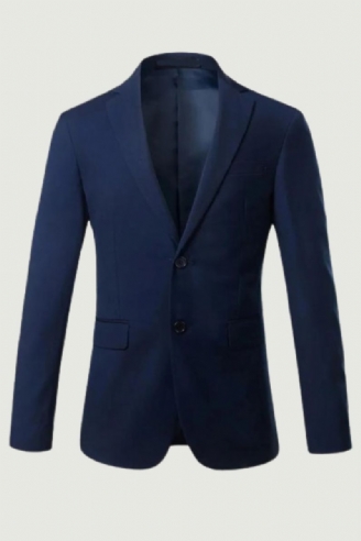 Heren Smart Casual Blazer Formeel Zakelijk Bruidegom Trouwjurk Show Social Tops Jasje