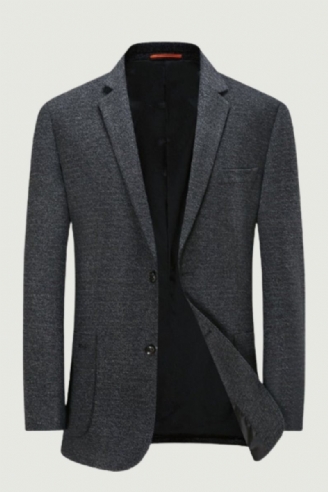 Lente Casual Geruite Blazer Herenjassen