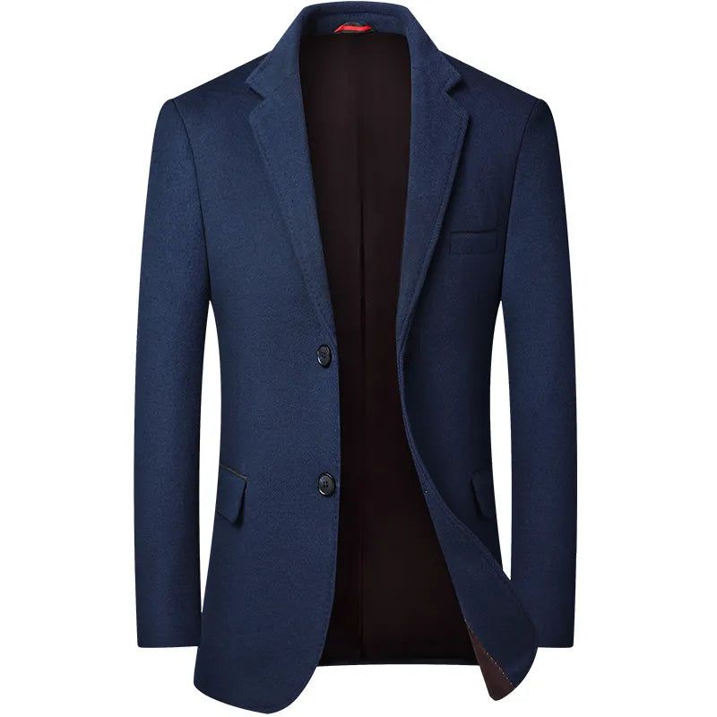 Wollen Pak Stijlvol En Knap Met Boutique Business Casual Herfst- En Winterblazers - Grijs