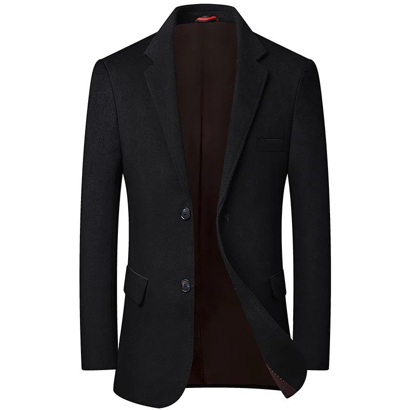 Wollen Pak Stijlvol En Knap Met Boutique Business Casual Herfst- En Winterblazers - Grijs