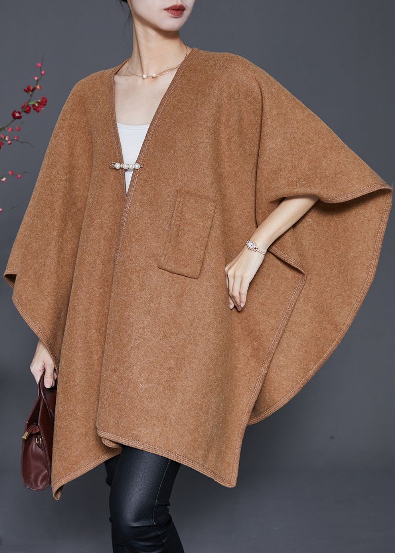 Camel Wollen Vesten Oversized Winter