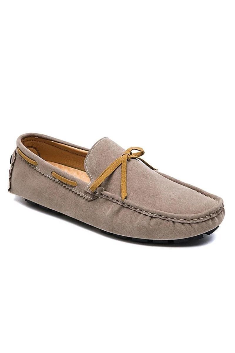 Lente Herfst Casual Schoenen Handgemaakte Leren Instappers Comfortabele Ademende Loafers