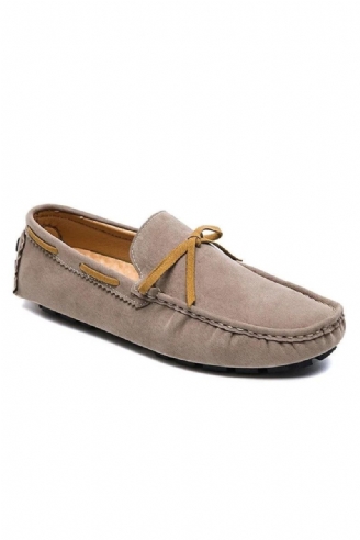 Lente Herfst Casual Schoenen Handgemaakte Leren Instappers Comfortabele Ademende Loafers