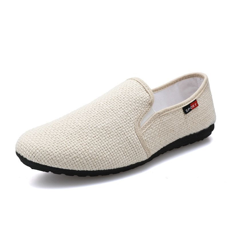 Lente Zomer Heren Loafers Schoenen Trend Ademende Casual Rijschoenen - Beige