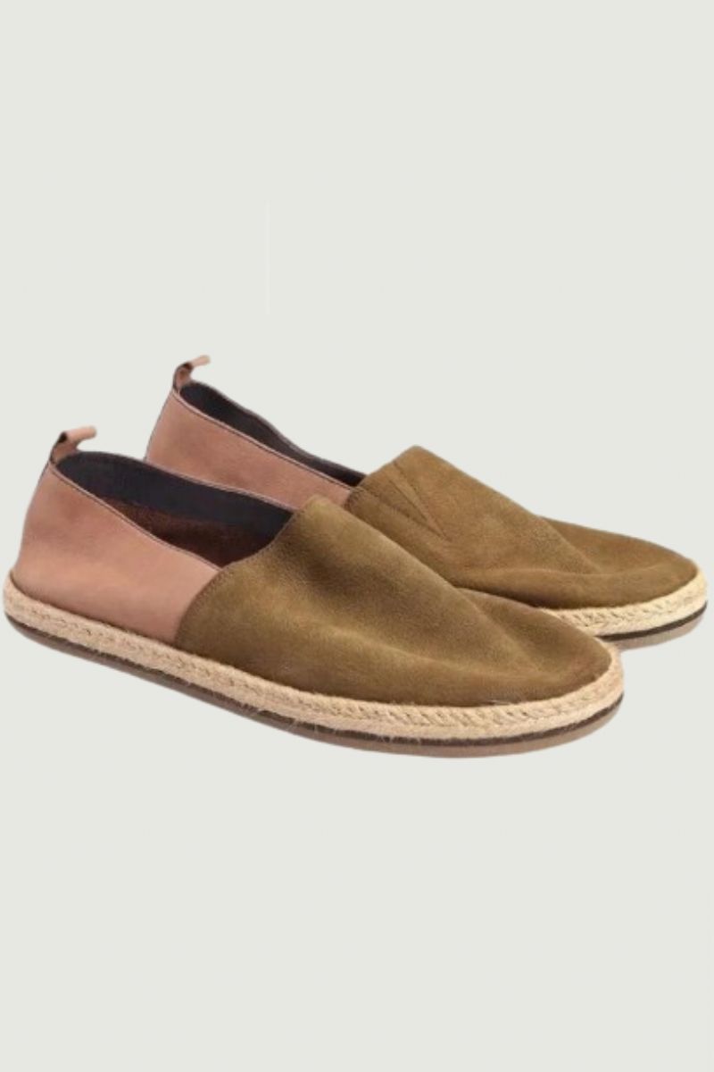 Zomer Ademend Lederen Loafers Heren Instappers Dagelijks Casual Platte Schoenen Mannelijk Vintage