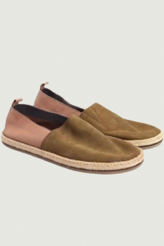 Zomer Ademend Lederen Loafers Heren Instappers Dagelijks Casual Platte Schoenen Mannelijk Vintage