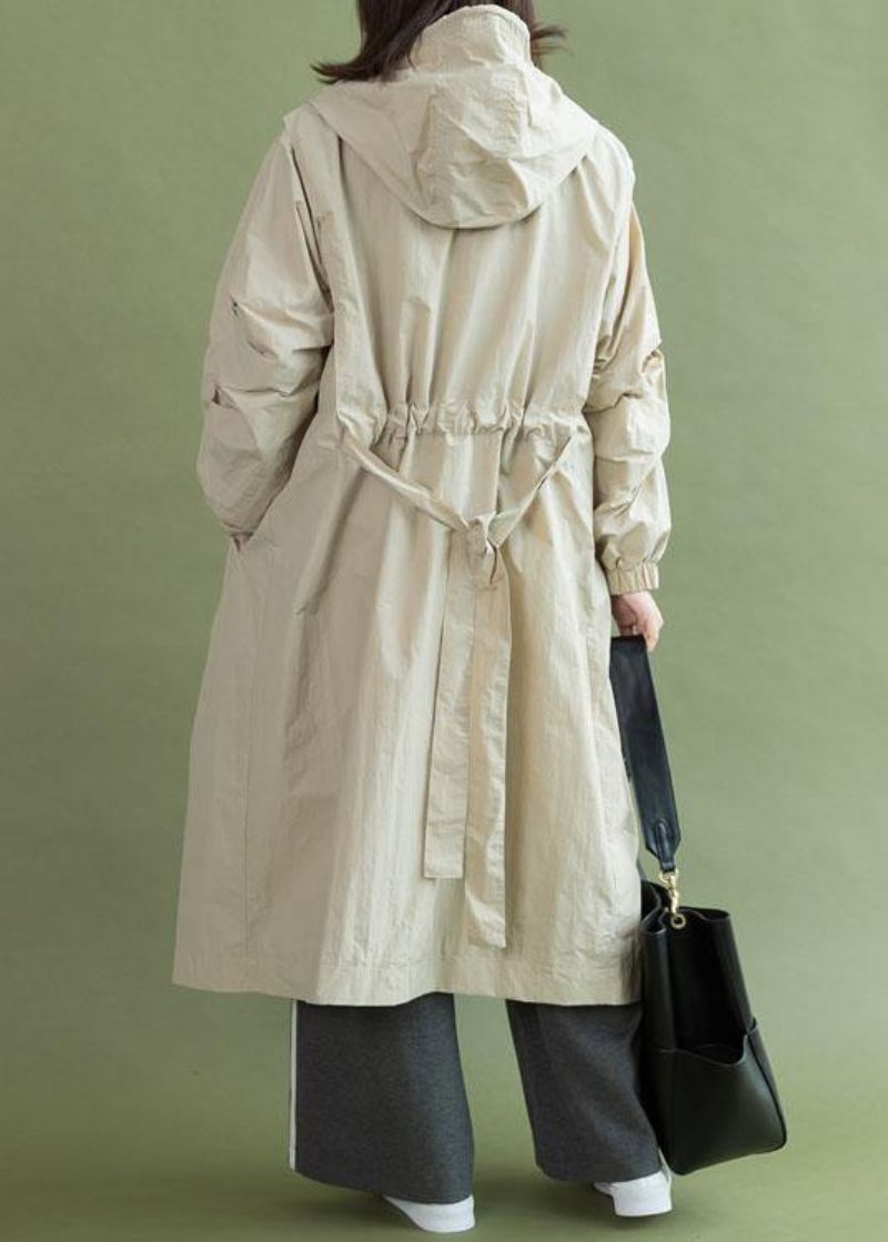 Boheemse Capuchon Met Ritssluiting Mode-casual Jassen Naakttuniek Damesjassen Vallen - Dames trenchcoats