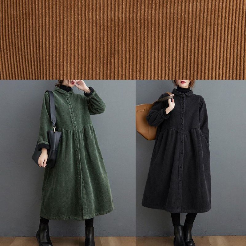 Stijl Dikke Cinched Fijne Trenchcoat Zwarte Oversized Jassen - Zwart