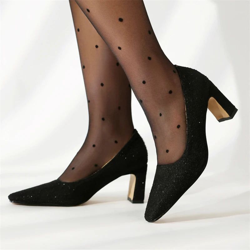 Dames Medium Hakken Pompen Elegante Schoenen - Zwart