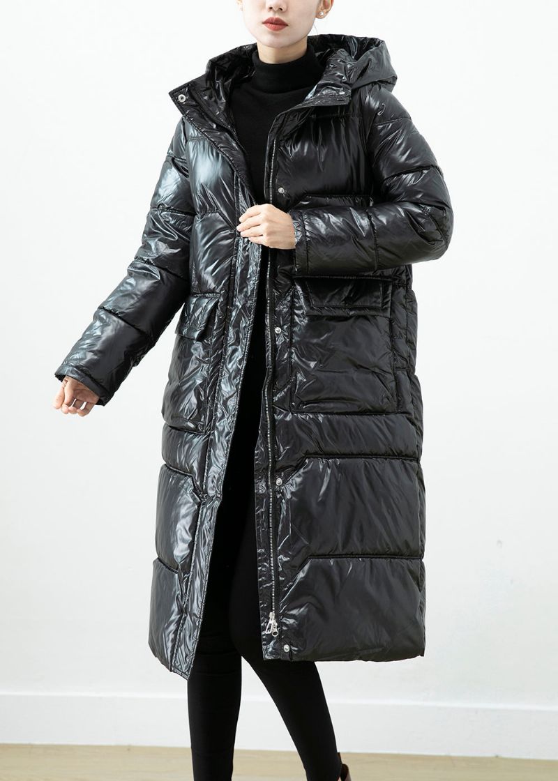 Art Black Duck Down Canada Goose Jack Met Capuchon Winter - Dames donsjacks