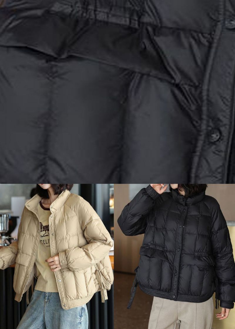 Beige Eendendons Canada Goose Jas Zijkant Open Oversized Winter - Dames donsjacks