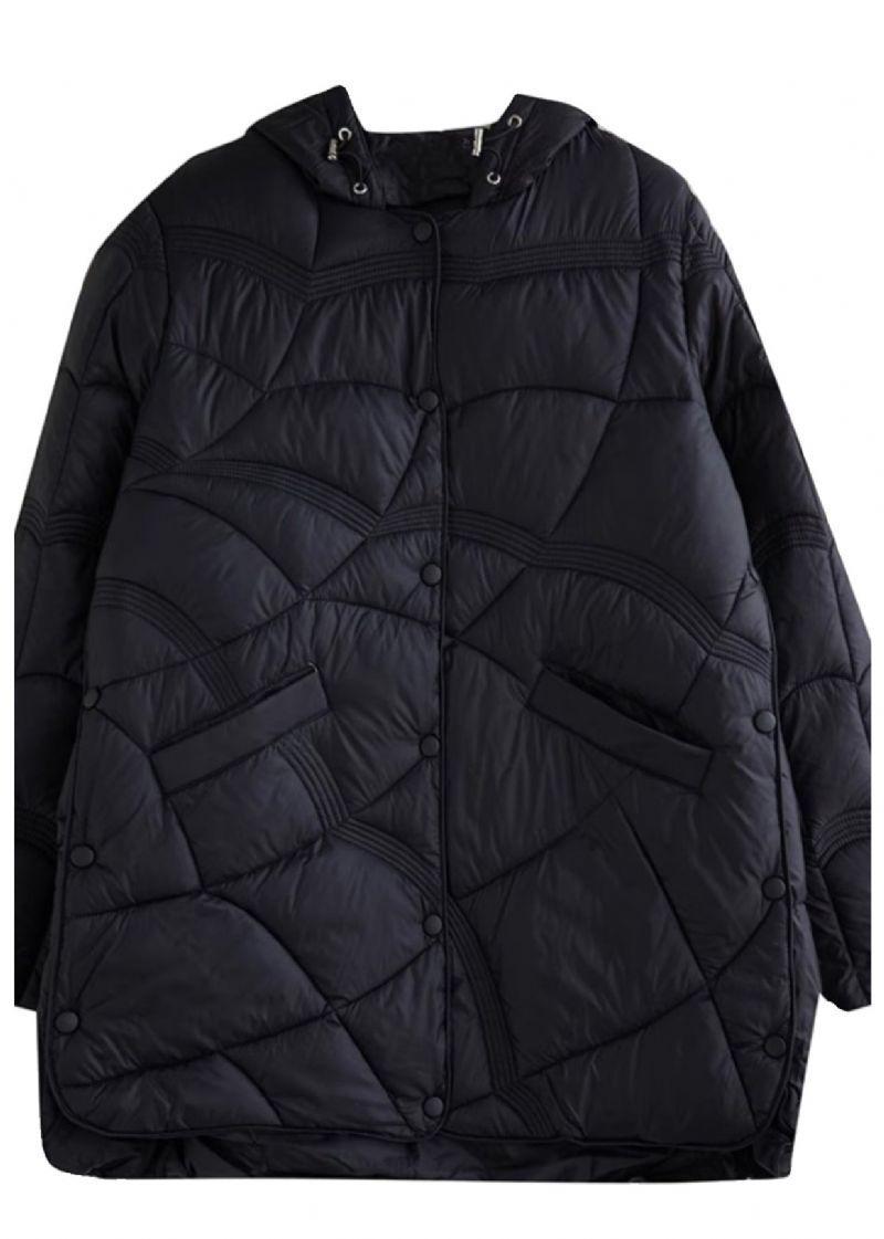 Boutique Rode Oversized Parka's Met Fijne Katoenvulling En Capuchon Winter - Dames donsjacks