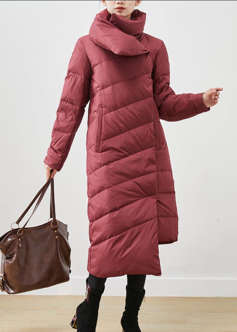 Dames Mulberry Asymmetrisch Warm Eendendons Pufferjack Winter - Dames donsjacks