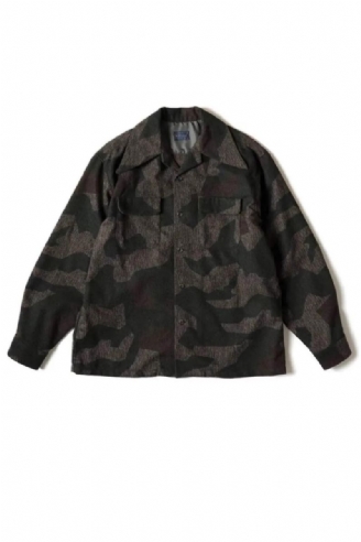 Heren Exclusieve Camo Militaire Casual Jas Van Hoge Kwaliteit