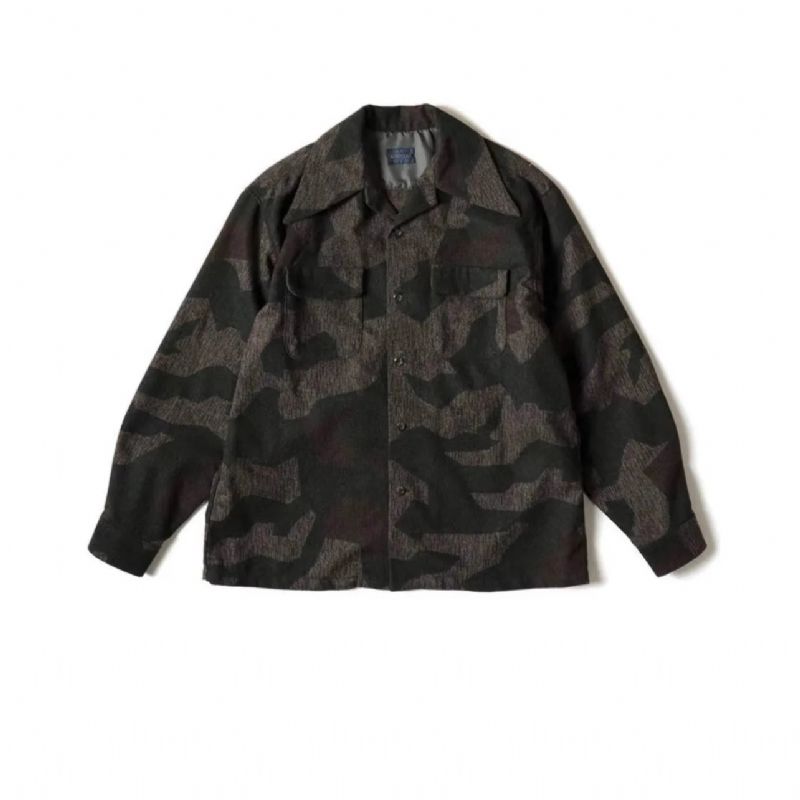 Heren Exclusieve Camo Militaire Casual Jas Van Hoge Kwaliteit - Groente