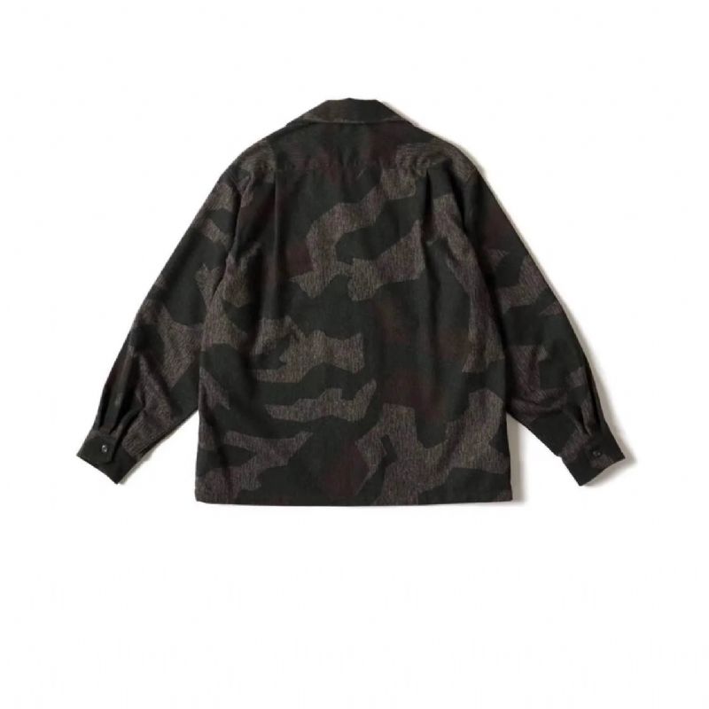 Heren Exclusieve Camo Militaire Casual Jas Van Hoge Kwaliteit - Groente