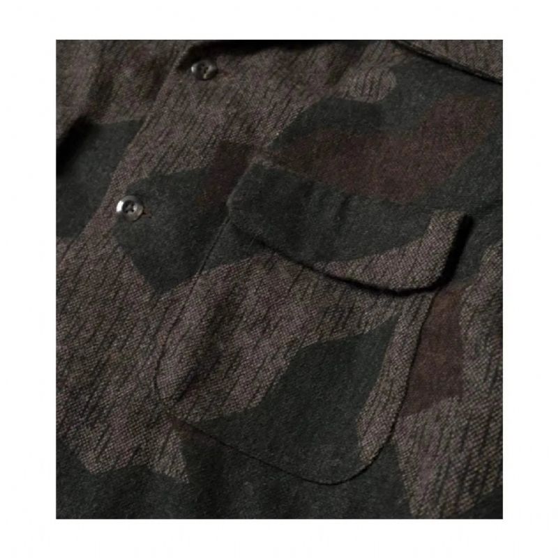 Heren Exclusieve Camo Militaire Casual Jas Van Hoge Kwaliteit - Groente