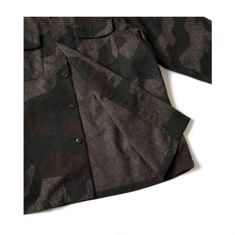 Heren Exclusieve Camo Militaire Casual Jas Van Hoge Kwaliteit - Groente