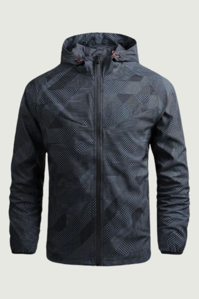 Heren Lente Herfst Jas Dun Casual Sneldrogend Windjack Buitensportjas