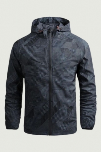 Heren Lente Herfst Jas Dun Casual Sneldrogend Windjack Buitensportjas