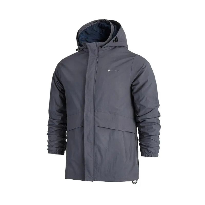 Heren Waterdichte Dunne Jas Lente Zomer Winddicht Buiten Wandelen Kamperen Vissen Jas Windjack Sport Hoodies Jas - Blauw