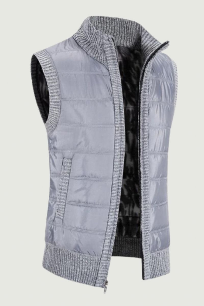 Herfst- En Winterkatoenen Herenjas Warm Bovenkledingvest Katoenen Vest Casual Mouwloos Jack