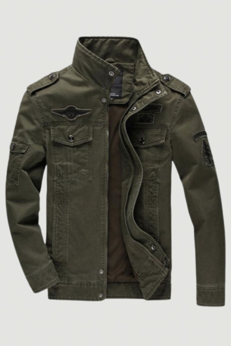 Leger Militaire Jas Heren Lente Herfst Katoen Gewassen Jas Multi-pocket Pilot Bommenwerper Tactische Vluchtjassen