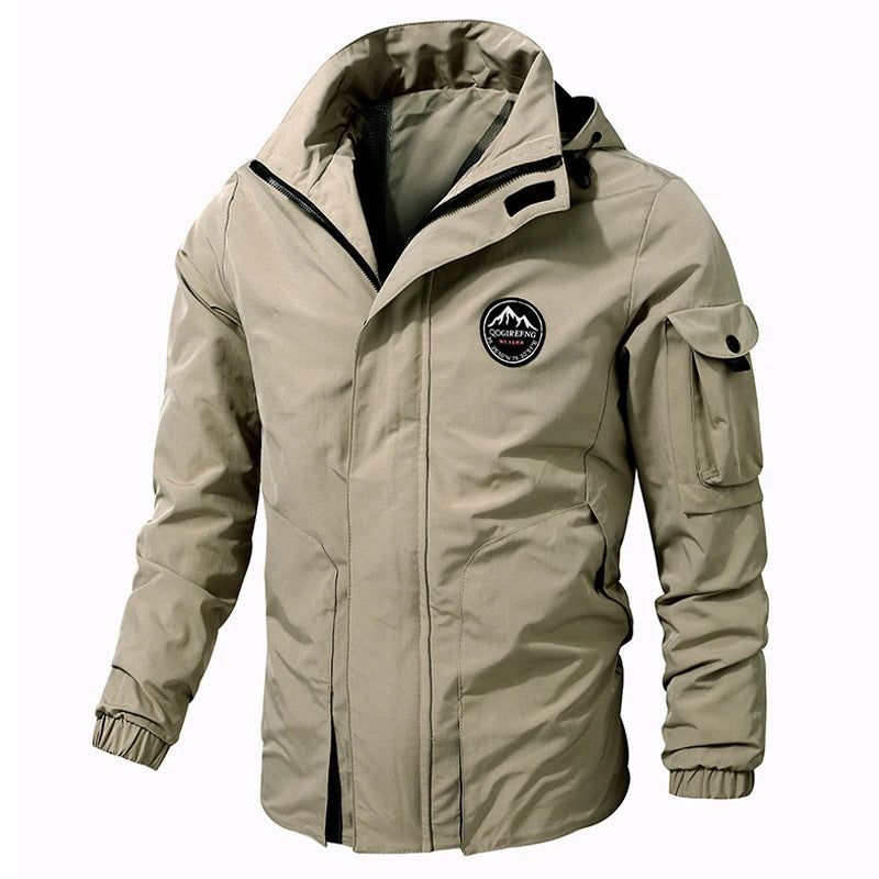 Lente Herfst Tactische Jas Heren Stevige Waterdichte Afneembare Jassen Met Capuchon Militaire Outdoor Windjack - Legergroen