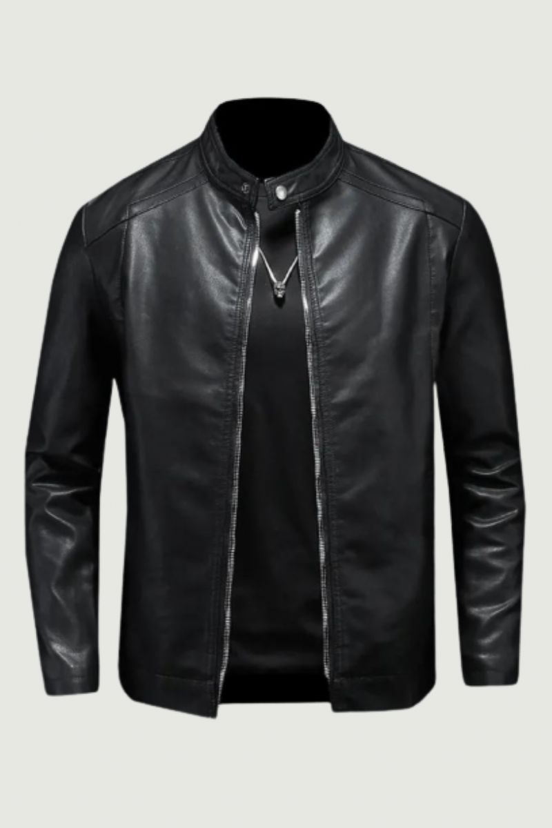 Leren Motorfiets Jassen Heren Business Casual Biker Jas