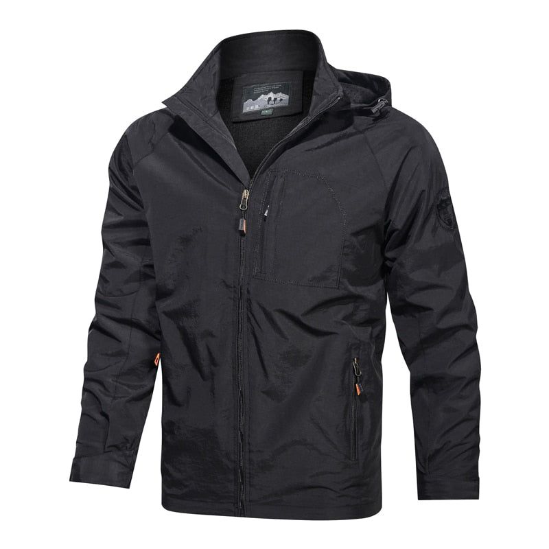 Mannen Jas Nieuwe Casual Windjack Heren Bomberjassen Lente Herfst Outdoor Waterdichte Slanke Jassen Man Streetwear - Blauw